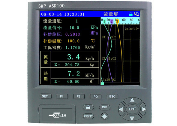 SWP-ASR無(wú)紙記錄儀（流量型）